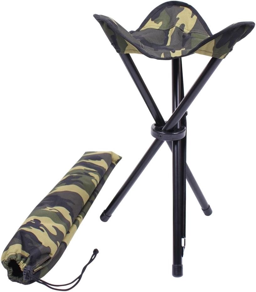 Rothco Woodland Camouflage Collapsible Stoll w/Carry Strap