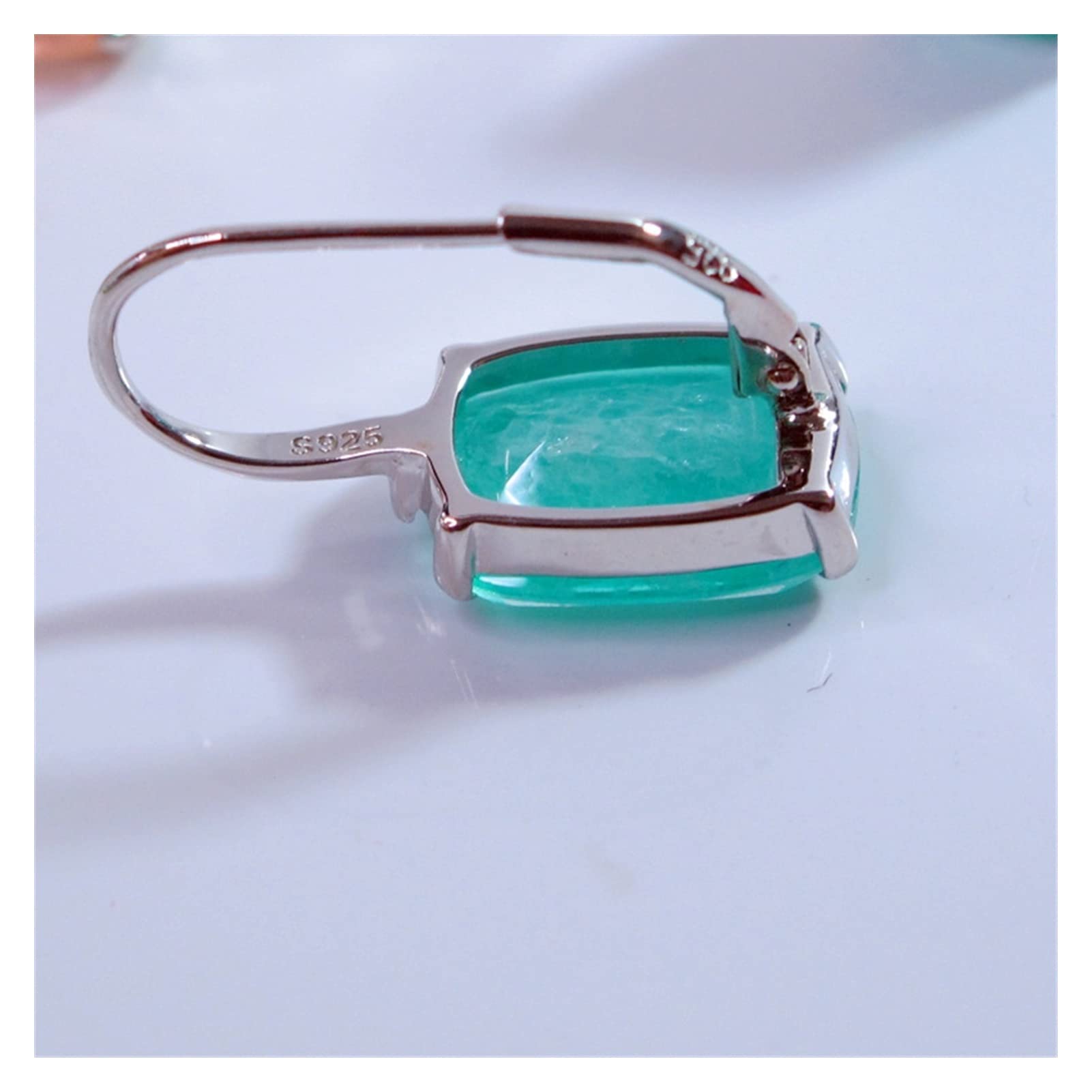 Mabina - Orecchini Con Tormalina Sintetica - Argento - Oro Rosa | Scintille Shop