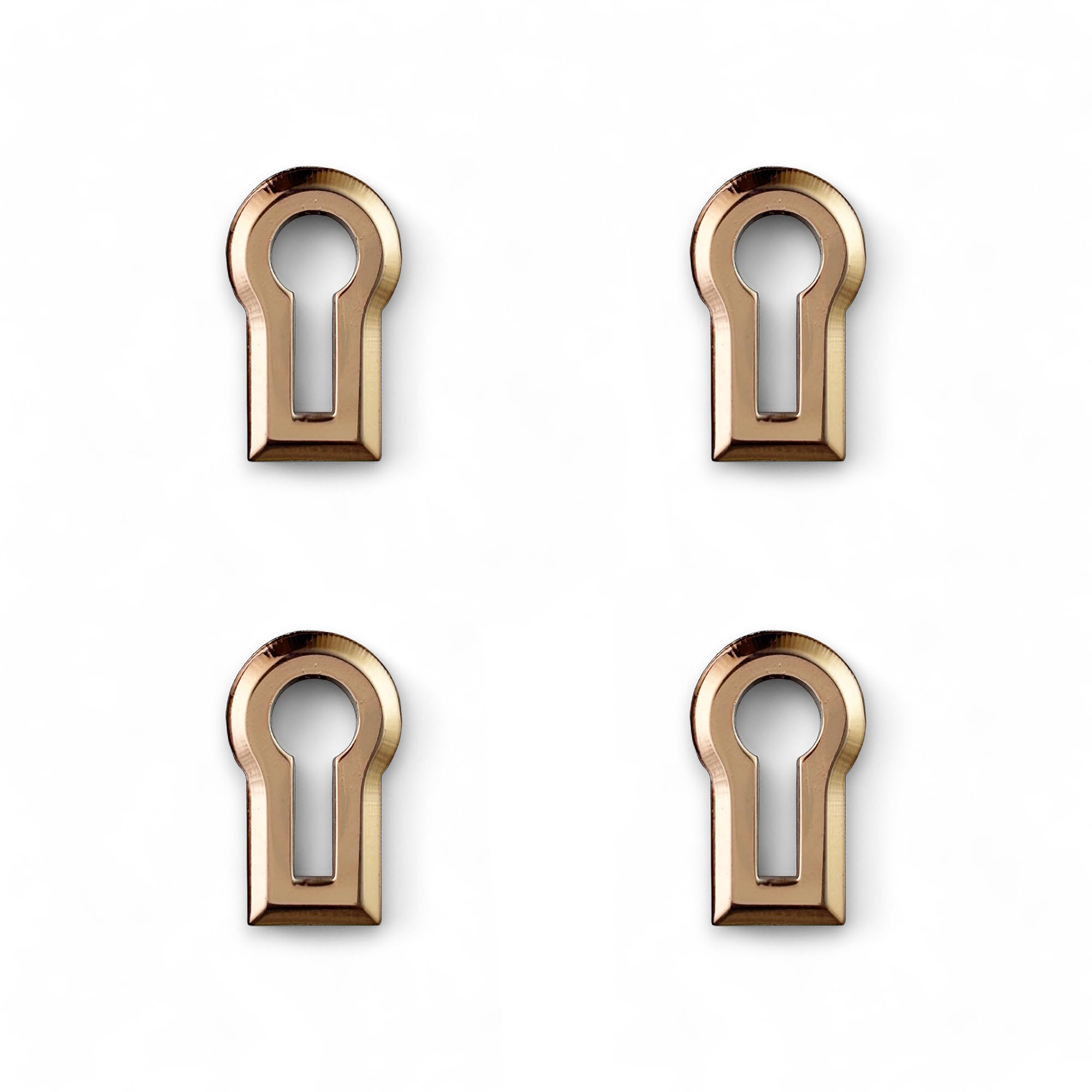 Brass Fancy Key Hole Cover Heavy for Big Lock (Pack of 4 Pcs.) (Rose Gold)-image-39