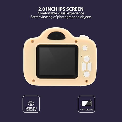 Miniatura 2 de Cámara para niños, cámara digital para niños de 1920 x 1080 con pantalla de 2.0 pulgadas, mini videocámara digital para niños, Navidad, cumpleaños,