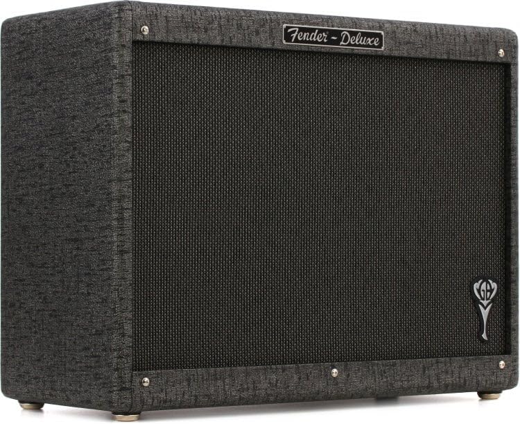Fender GB Hot Rod Deluxe 112 1x12-Inch Guitar Amplifier Cabinet - Gray, with 2-Year Warranty - Image 2