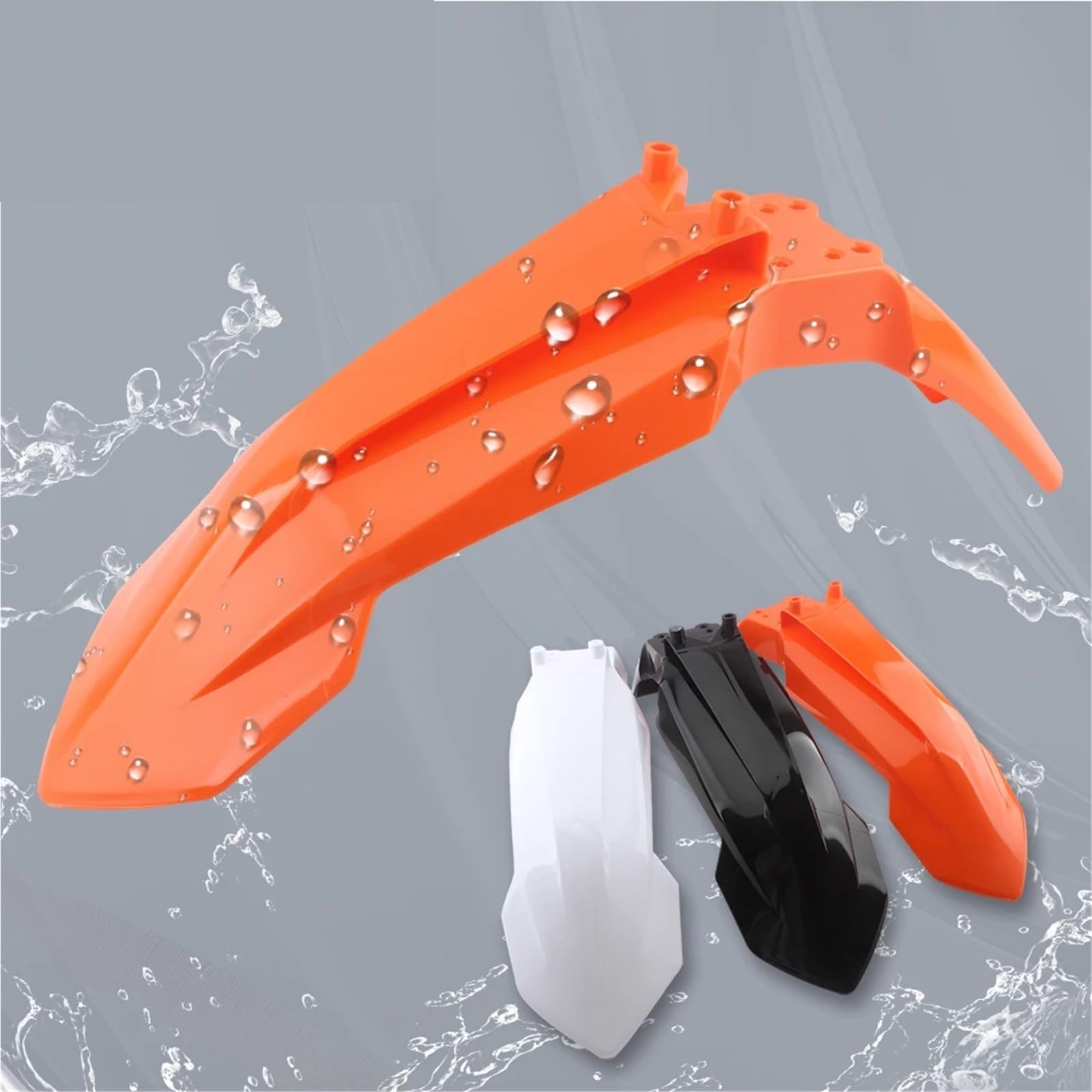 Funda de Horquilla Moto Compatible con K&TM EXCF 65 2018 Guardabarros Piezas modificadas Enduro Accesorios de ala Motocross Delantero Motocicleta(Orange)