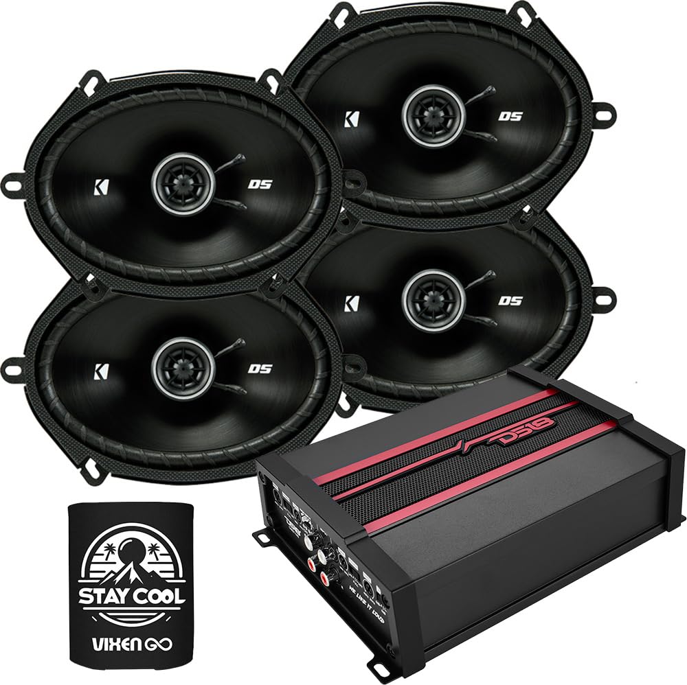 Amazon.com: KICKER Speakers and Amp Package of 3 Items: 6