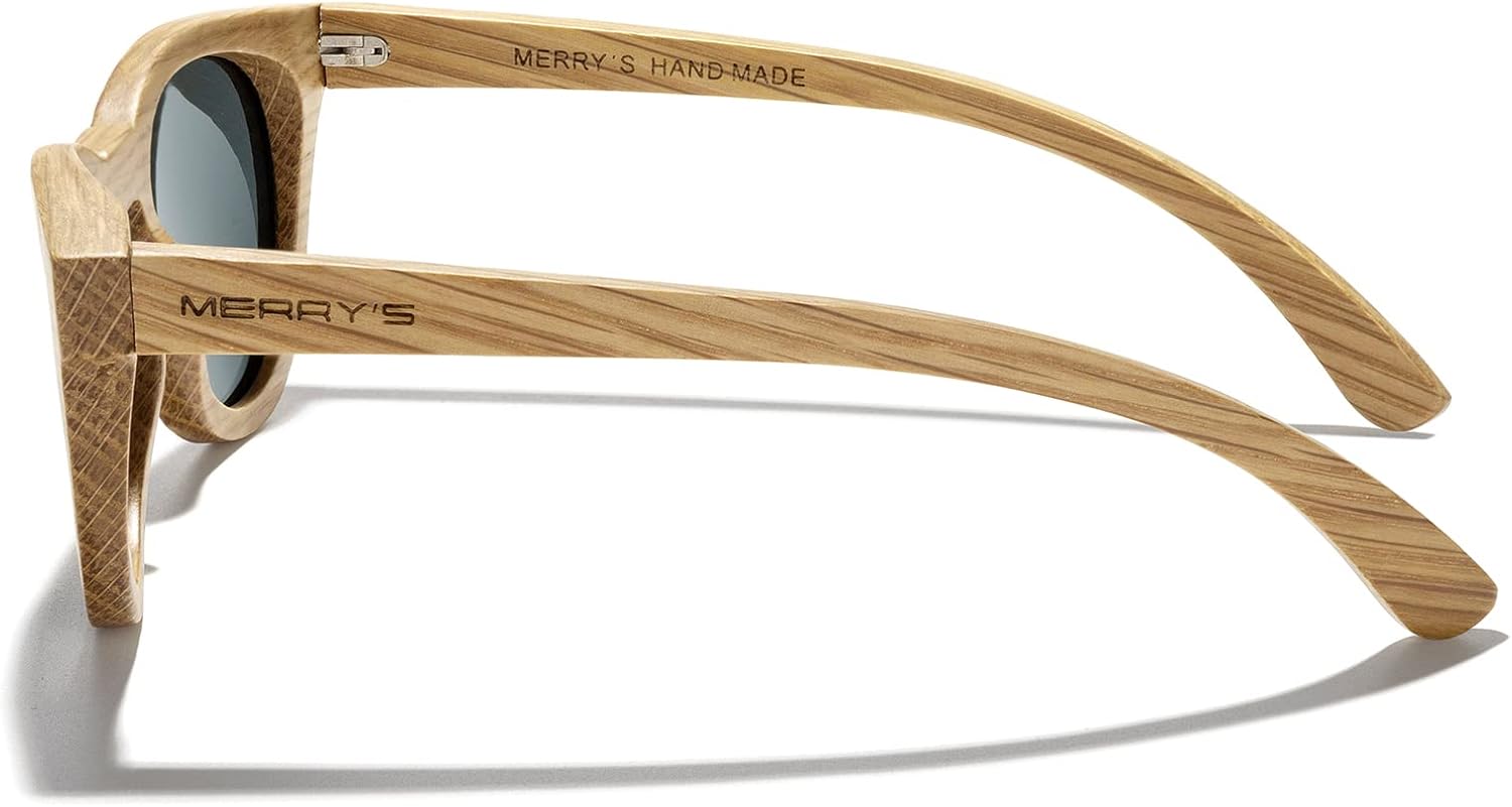 MERRY'S Polarized Wooden Coated Floating Sunglasses Mens/Womens vintage Eyewear S5268
