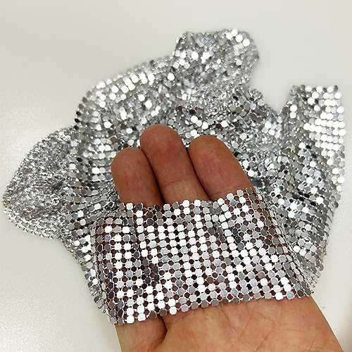 Women Glitter Sparkle Metal Sequins Neck Tie Scarf Thin Skinny Long Shawls Neckerchief Necklace Party Waist Belt4