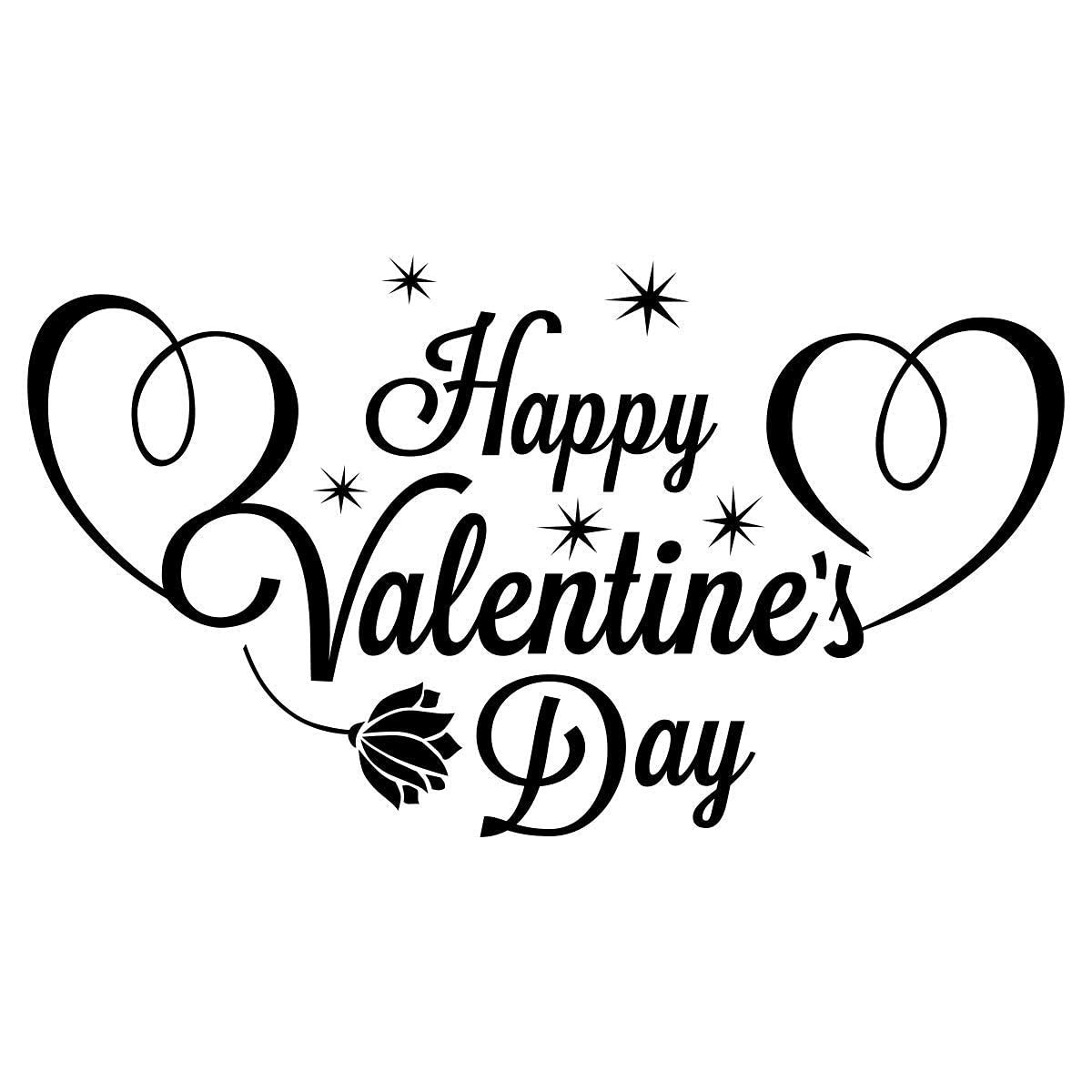Happy Valentine's Day Sticker Valentines Window Shop Display Vinyl Decal Decoration