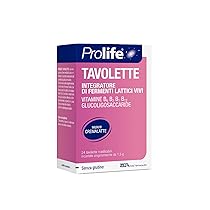 Prolife – Tavolette Probiotici per Bambini, Promuove la Regolarità Intestinale, Senza Glutine e con gradevole gusto cremalatte, 24 Tavolette Masticabili