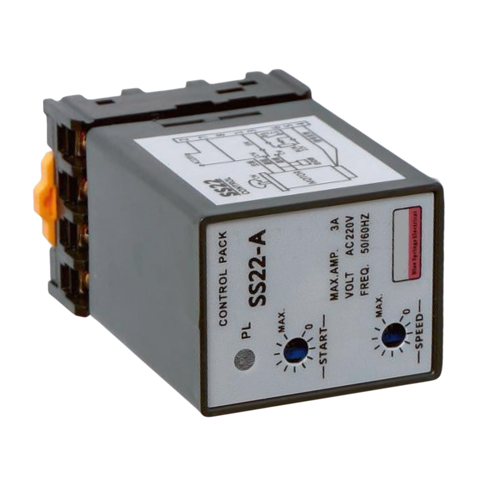 Advanced Speed Control Unit SS22 Stepless Motor Controller for Single Phase Motors with Temperature Protections Single Phase Asynchronous Motor Controller