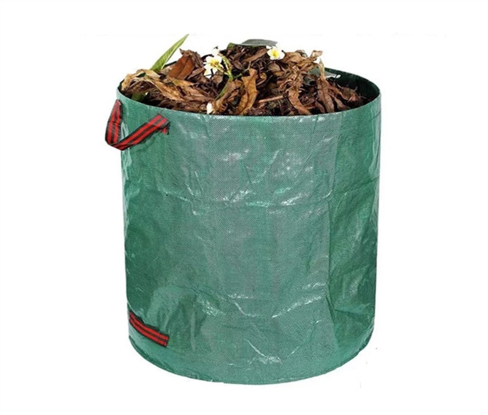 300/400/500L Duży worek na odpady ogrodowe Podwórko na śmieci Pojemnik organiczny Kompost Trawa Liść Kolekcja Worek do przechowywania worki ogrodowe torba ogrodowa(400L)