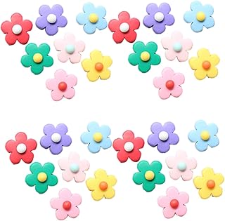 VALICLUD 50 Pçs Decoração Decorações Para O Cabelo Acessórios Para O Cabelo Adorno De Flor De Telefone Vermelho Touca Adorno Capa De Telefone Ornamento Flores Decorar Caixa De Telefone