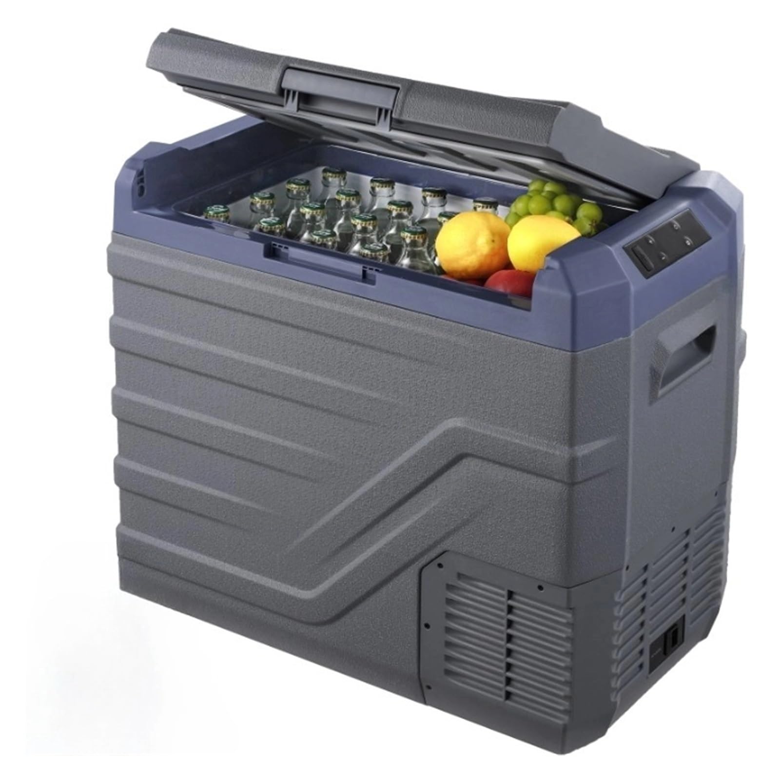 Refrigerador portátil de una Zona for Coche de 30/37/45 l con compresor y luz integrada for Camping al Aire Libre.(NL30)