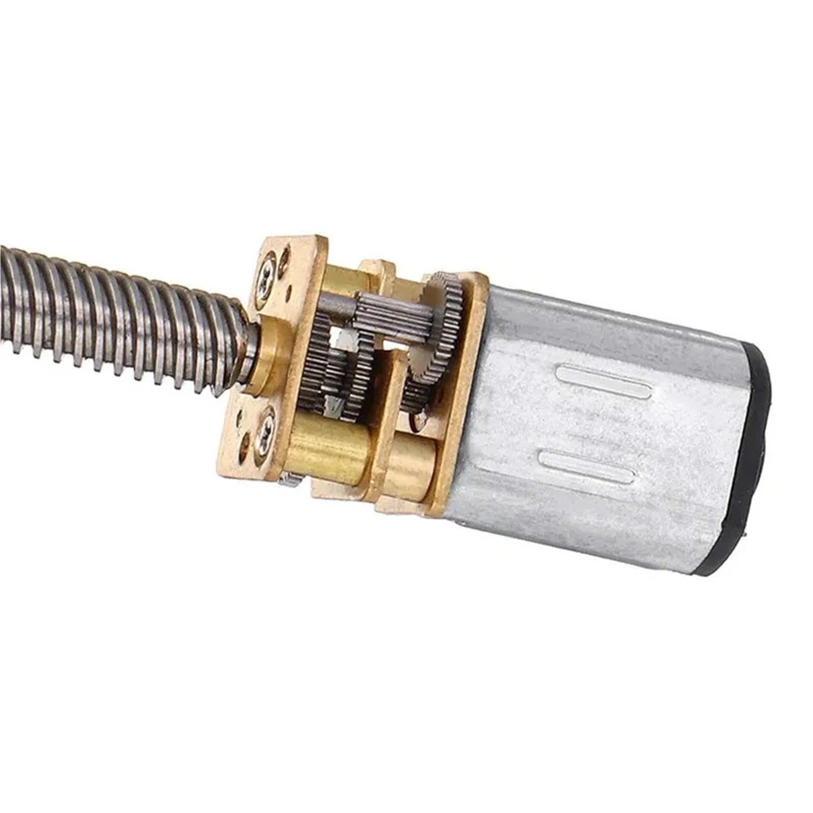 3V 6V 12V GA12-N30 silnik przekładniowy DC mikro elektryczny silnik redukcyjny przekładni z długim wałem wyjściowym M4x100mm (600_6V)