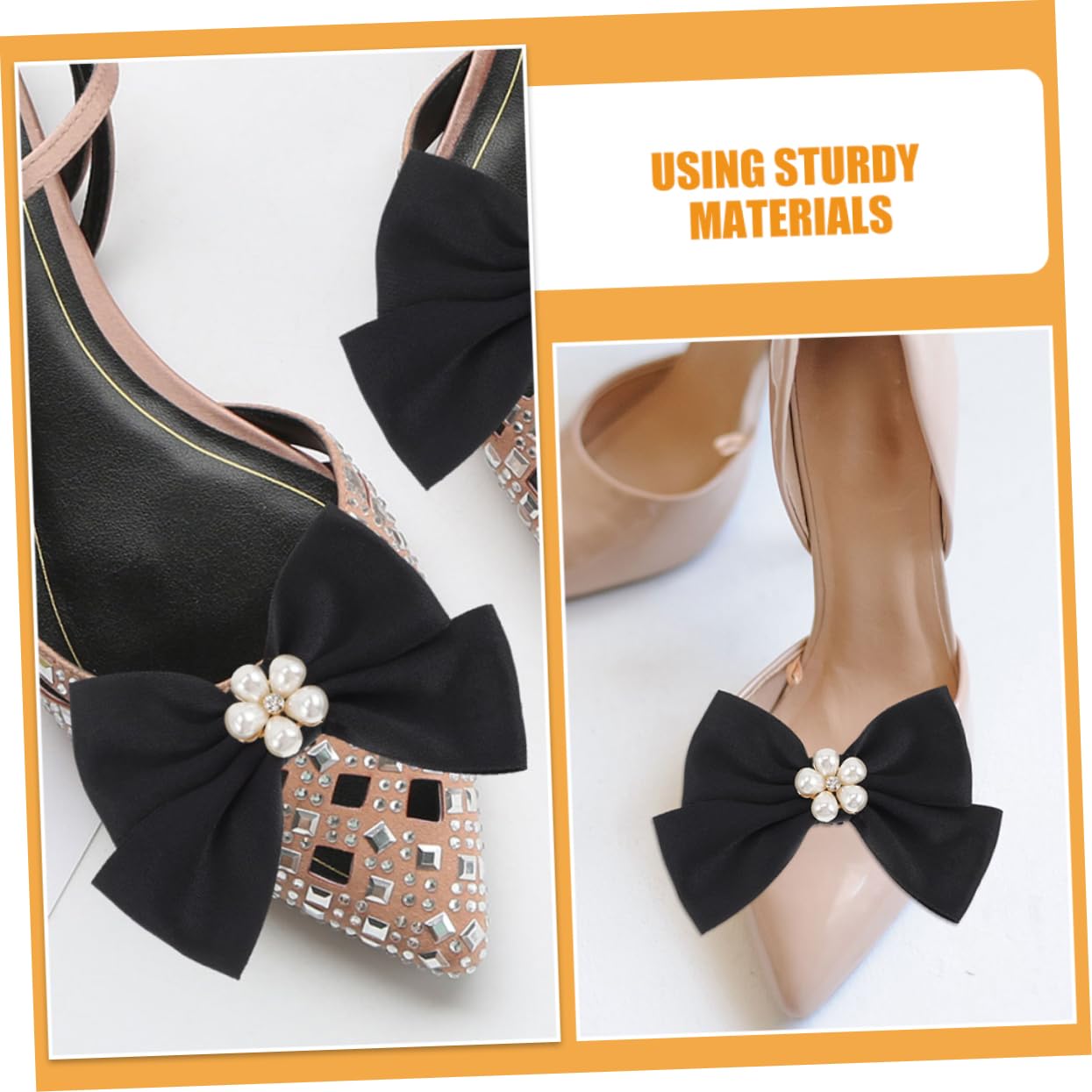 CALLARON Fibbia Per Scarpe Con Fiocco Decorazione Decorazioni Per Scarpe Clip Per Scarpe Matrimonio Fermagli Per Scarpe Da Donna Clip Per Scarpe Per Il Fai Da Te Stoffa