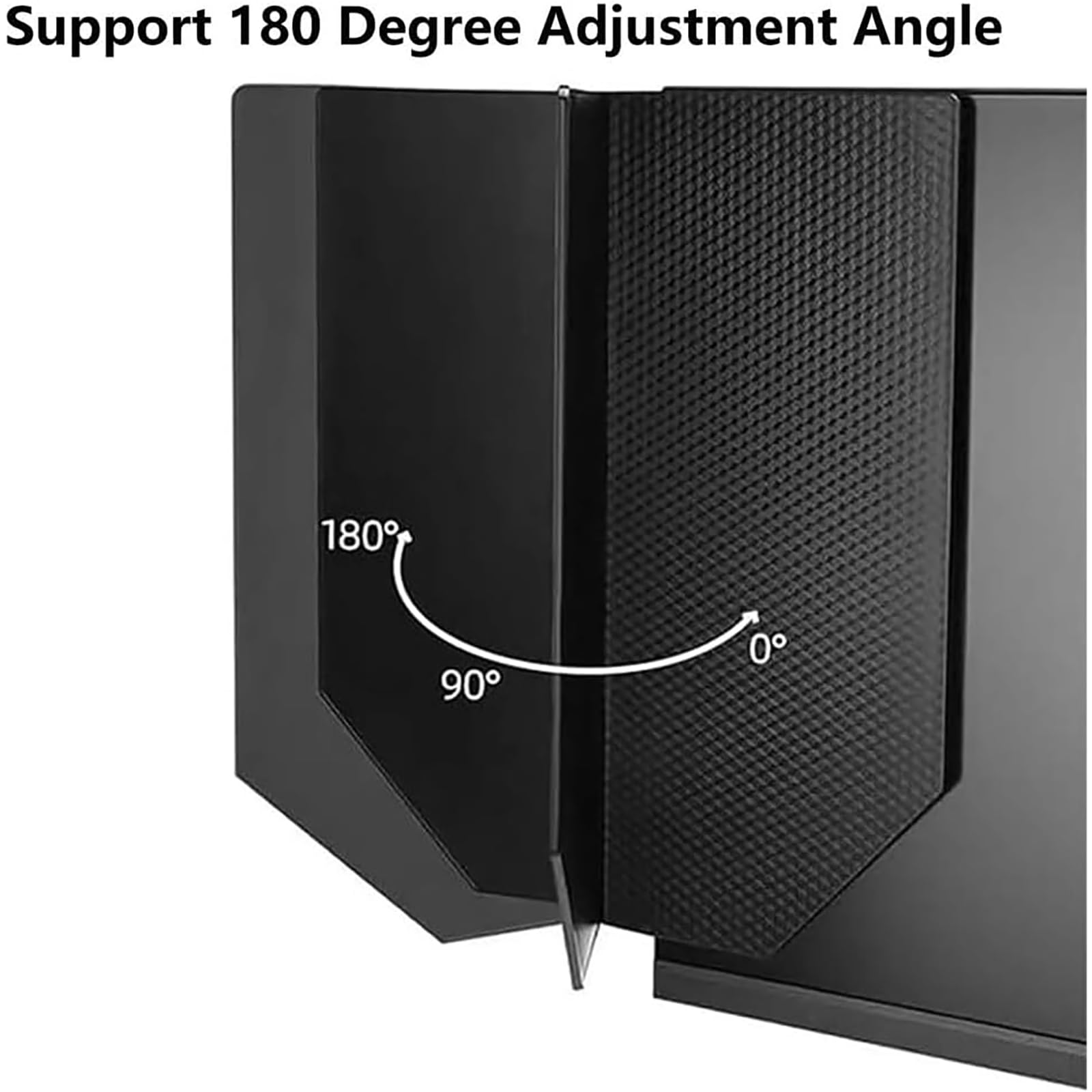 Mostrar El Monitor del Monitor Sunshade, Shade De Sol En La Computadora Portátil Anti-Glare, 24-27 Pulgadas Ajustables, Soporte De Ajuste De Ángulo De 180 °, Protege Los Ojos, La Capacidad