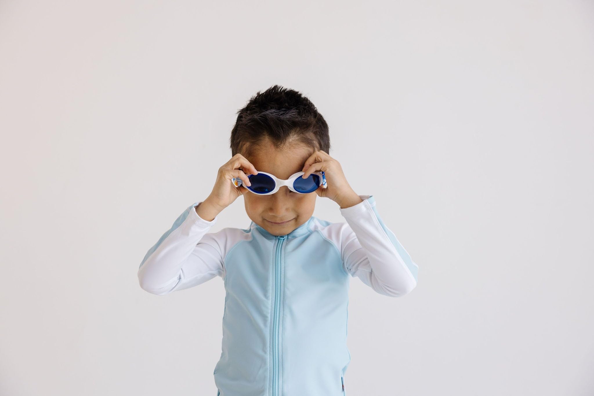 Splash Place Okulary do pływania z paskiem z materiału – Blaze – okulary do pływania dla dorosłych i dzieci