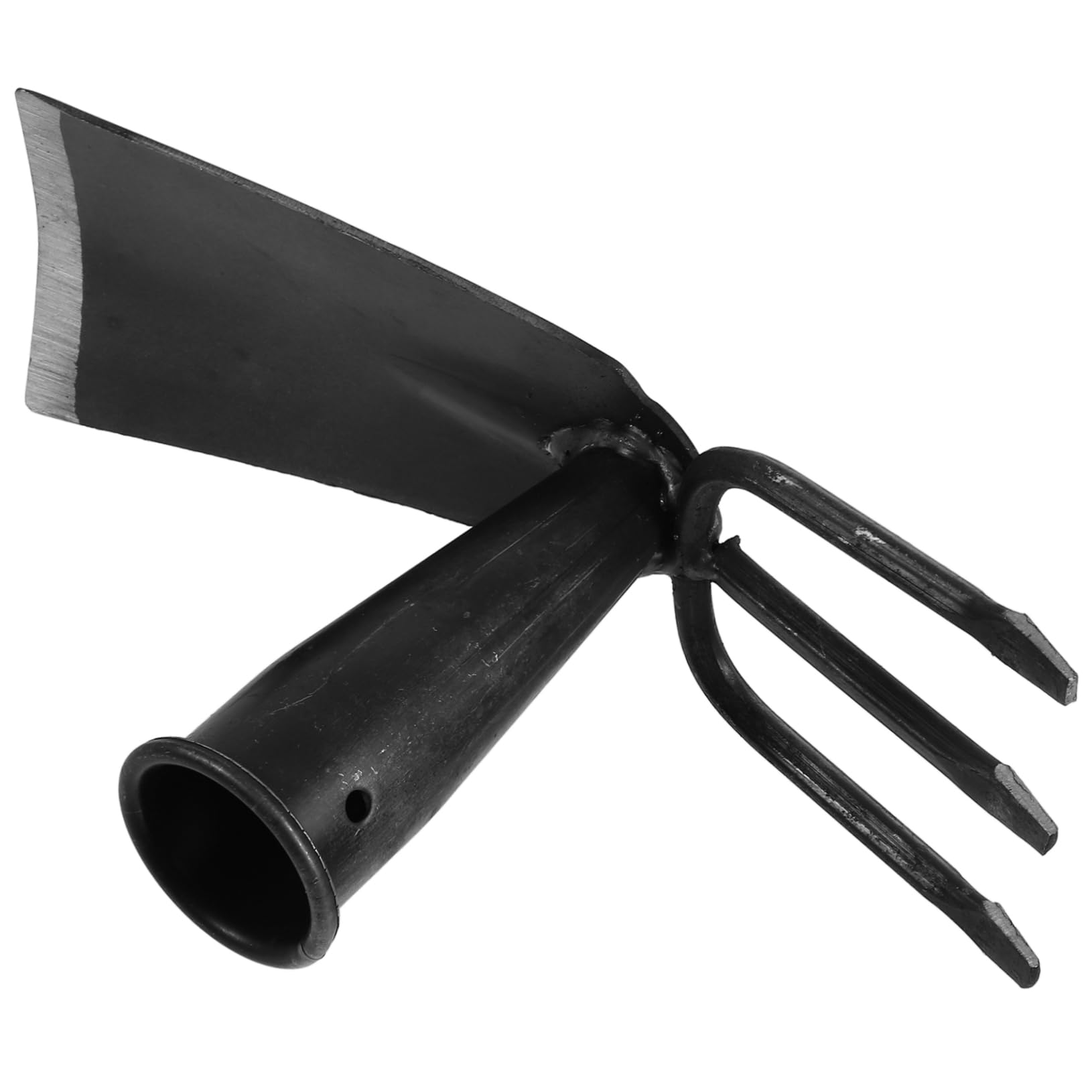 DIYEAH Ergonomic Garden Hoe Cultivator Carbon Steel Hand Tiller for Weeding Dual- Rake Tool Long Handle for Easy Handling Lawn Equipment