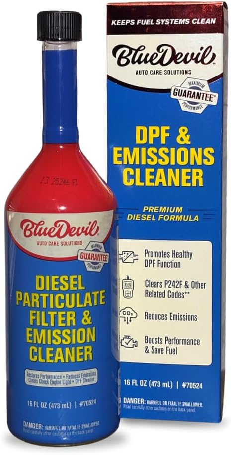 BlueDevil 70524BD Diesel DPF & Emissions Cleaner - 16 Ounce (Pack of 6)
