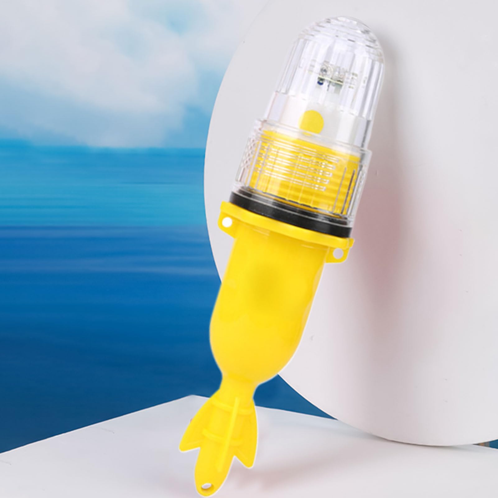Lucchetto da Pesca LED | Luci di Navigazione - Lampada Attrazione Impermeabile per Pagaie Marine Kayak d'Acqua Dolce Imbarcazioni