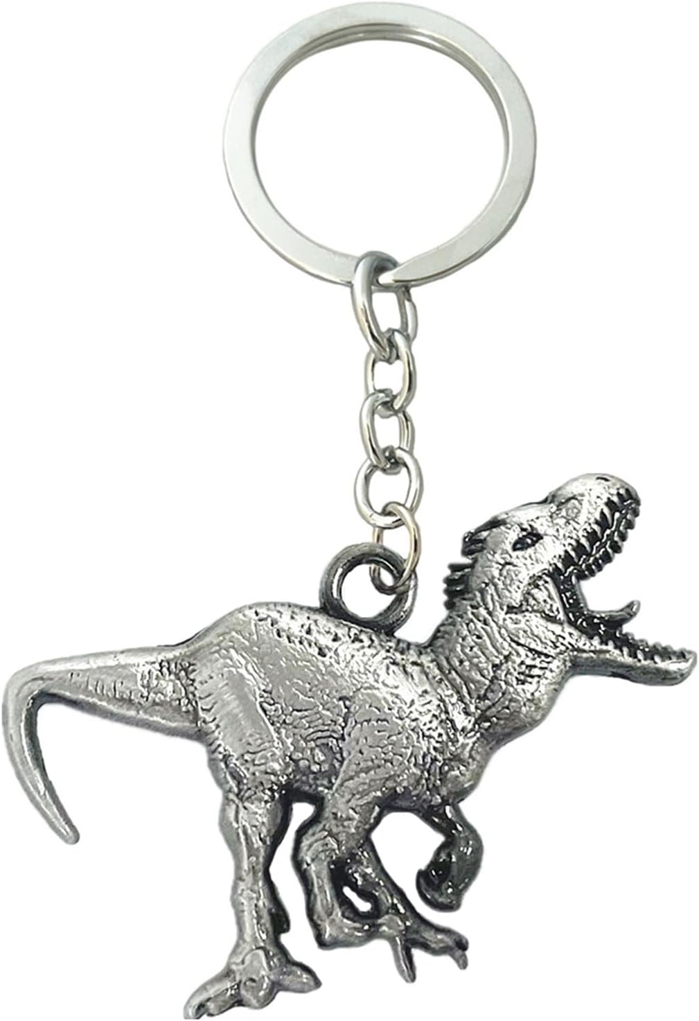 Classic Metal Dinosaur Keychain Women and Men