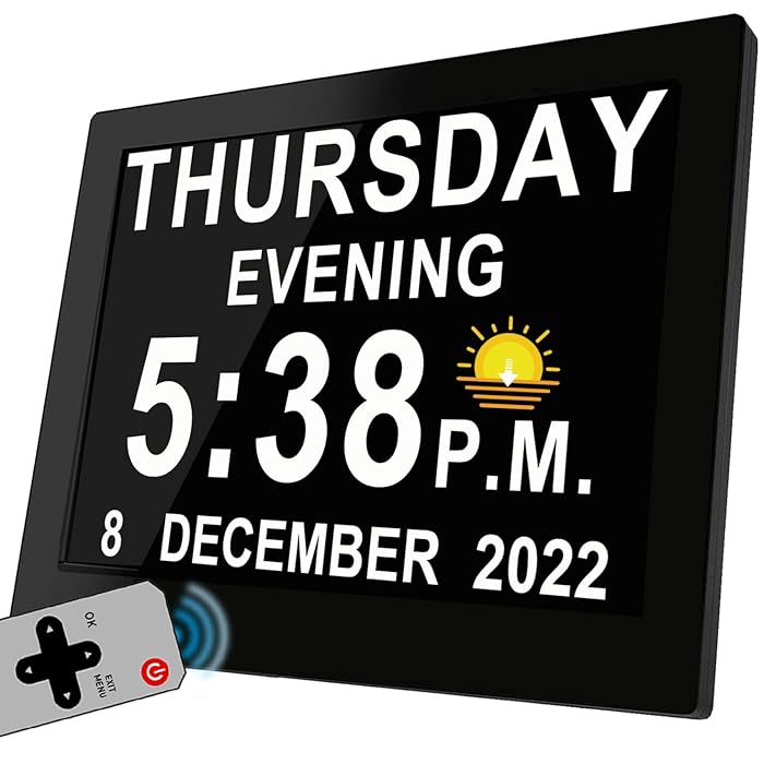 Buy 【New 2022】 Véfaîî 19 Alarms Calendar Clock, Custom Reminders and