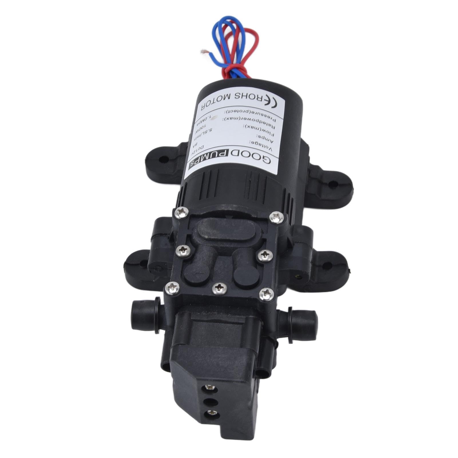 Bomba de Diafragma Automática DC 12V, Bombas de Diafragma. Presostato autocebante Bomba Agua 70 W 8 L/min diafragma presión Micro Alta con Interruptor Camping vehículos