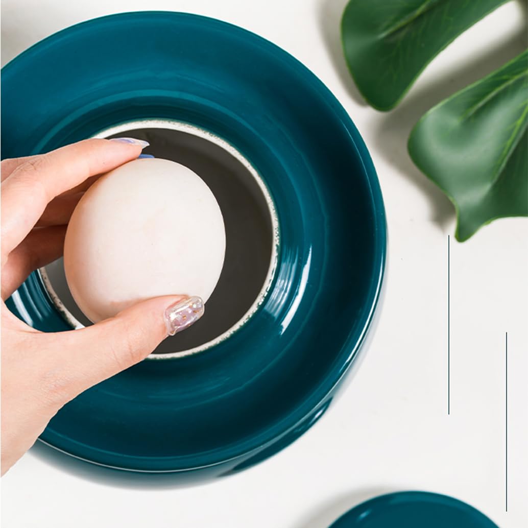 Garnek do fermentacji, garnek do marynowania z naturalnej kamionki z uszczelką wodną, pokrywka Airlock do kimchi i warzyw, tradycyjny design porcelany