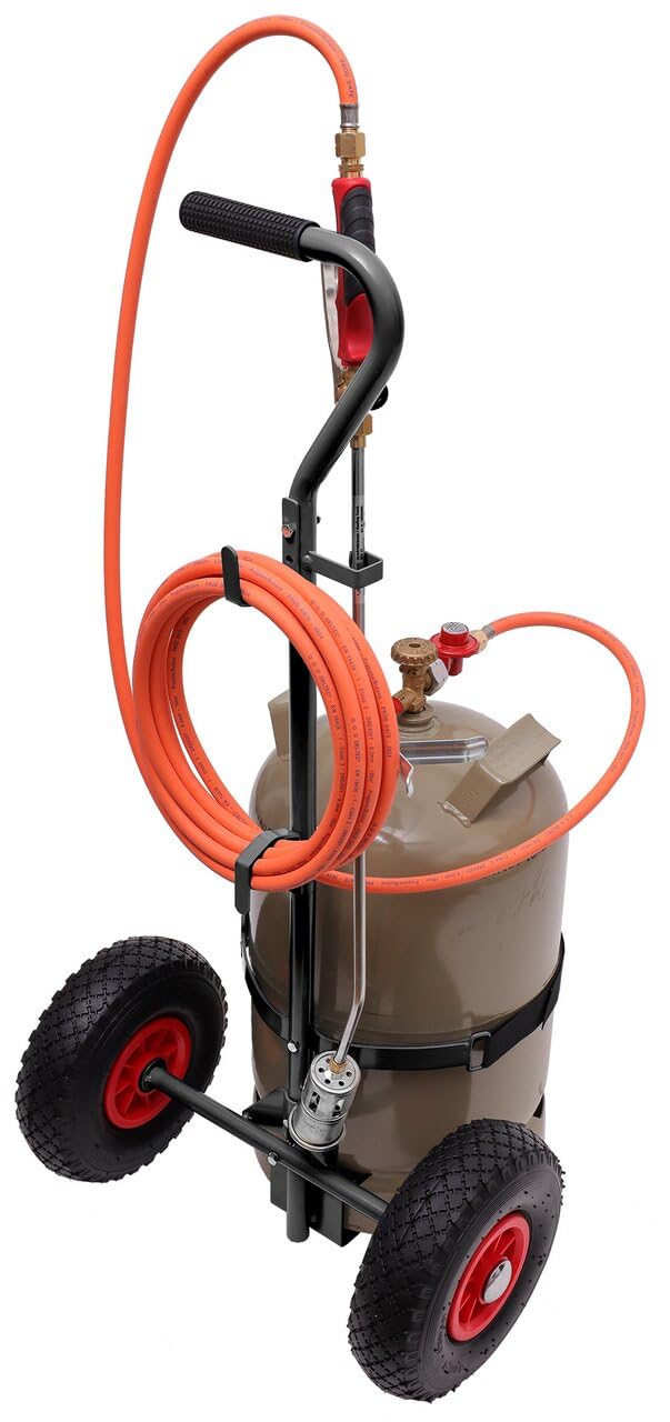 ROTHENBERGER Carrello da trasporto per bombole di gas industriali (tutti i tipi) ROTHENBERGER con pneumatici in gomma piena; anche per il trasporto di fiori/vasi per piante, 1500003367