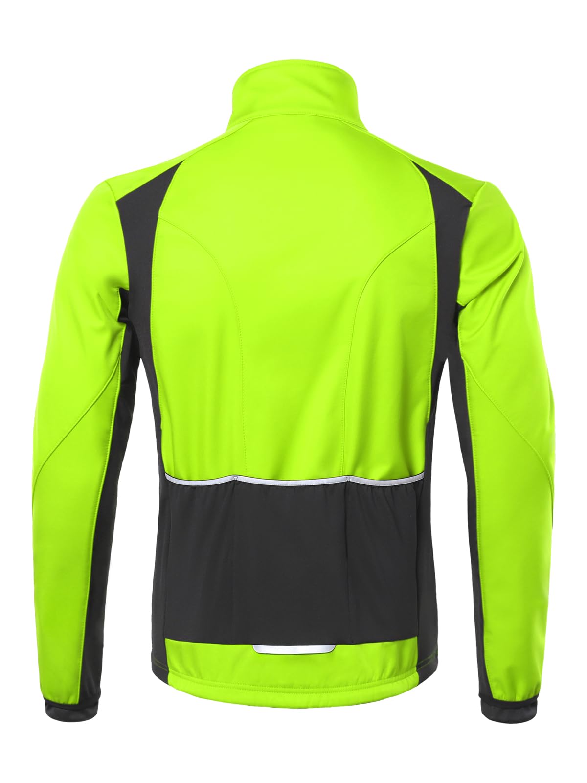 BERGRISAR Giacca Ciclismo Uomo Invernale per Bici MTB Gravel Antivento Termica Impermeabile con 6 tasche