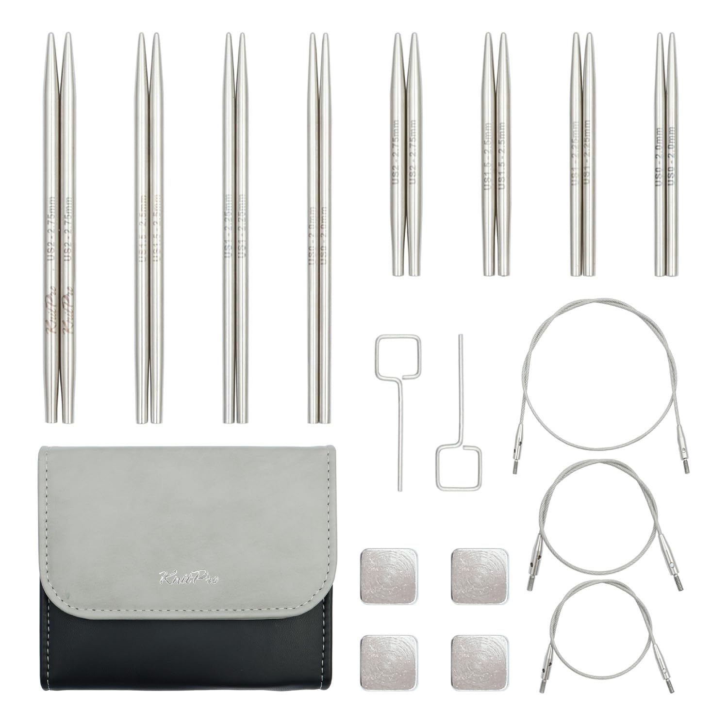 YACO ネックマイクロニード 1枚×4袋入 4箱セット 新品未開封 Amazon.com: KnitPro Stelo Petite Mini Interchangeable Needle Set 2