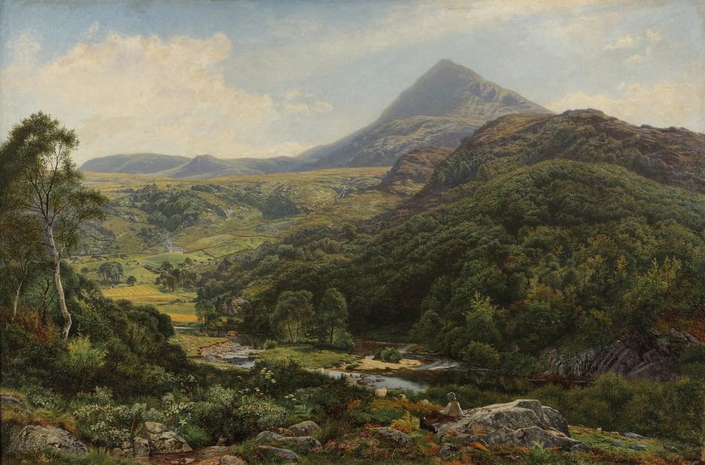 Toile Murale Abstraite Quiet Valley par Benjamin Williams Leader - Format Épuré