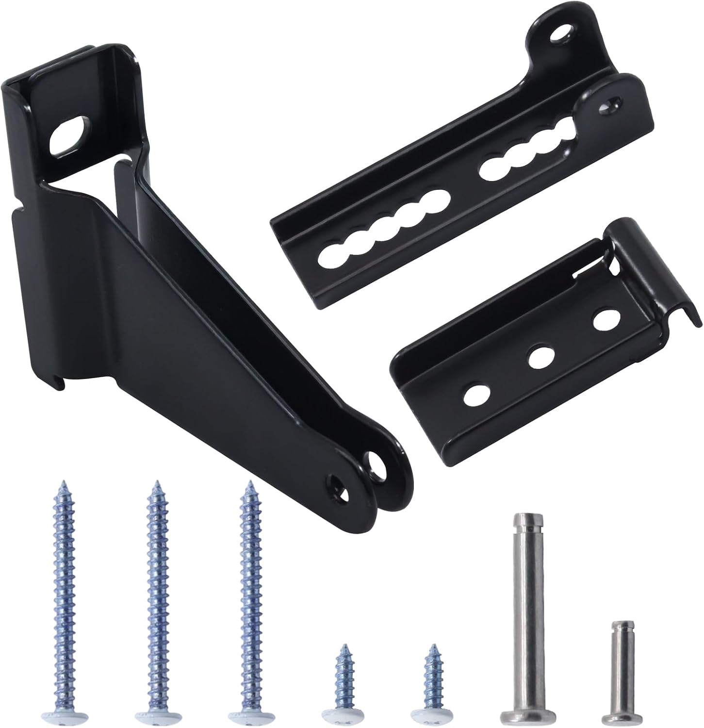 Bonsicoky Heavy-Duty Storm Door Closer Bracket, Black