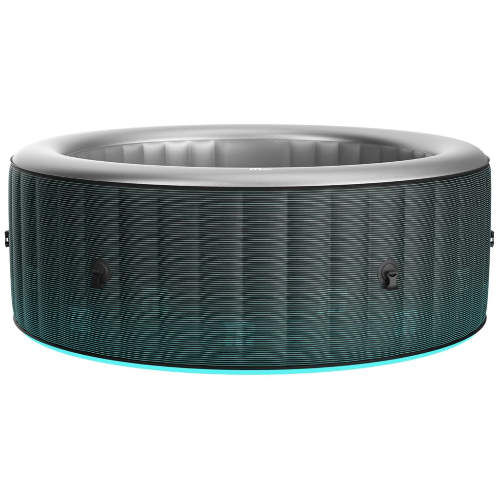 MSpa Starry SPA Hinchable Circular 4-6 Personas con hidromasaje Air Jet, luz LED, calefacción, filtración Inteligente y desinfección UVC