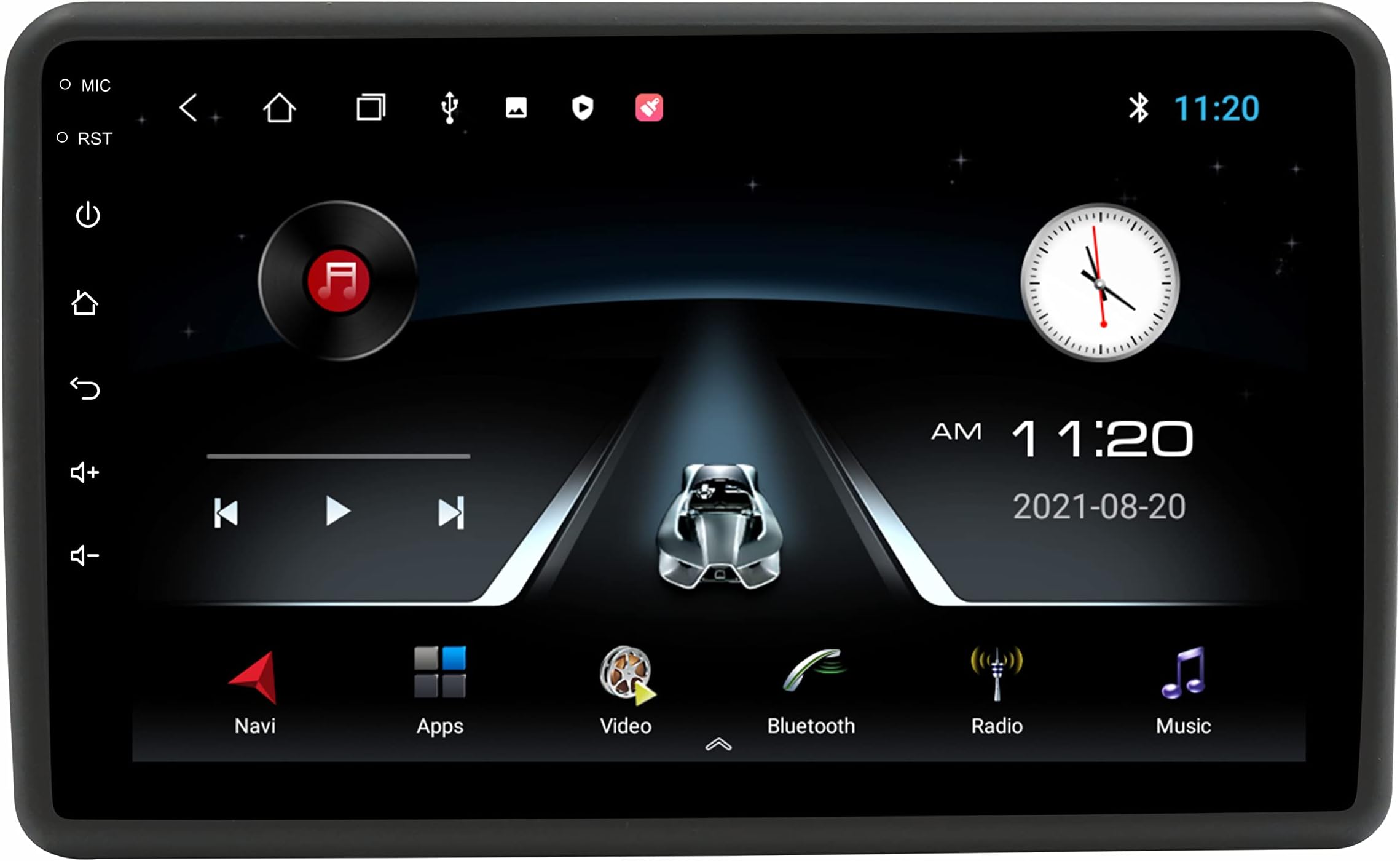 9 Inches Advanced Wireless Car Radio Receiver Android 10 System for Honda Mobilio with 2Gb/16Gb Ram & ROM with Apple Carplay & Android Auto