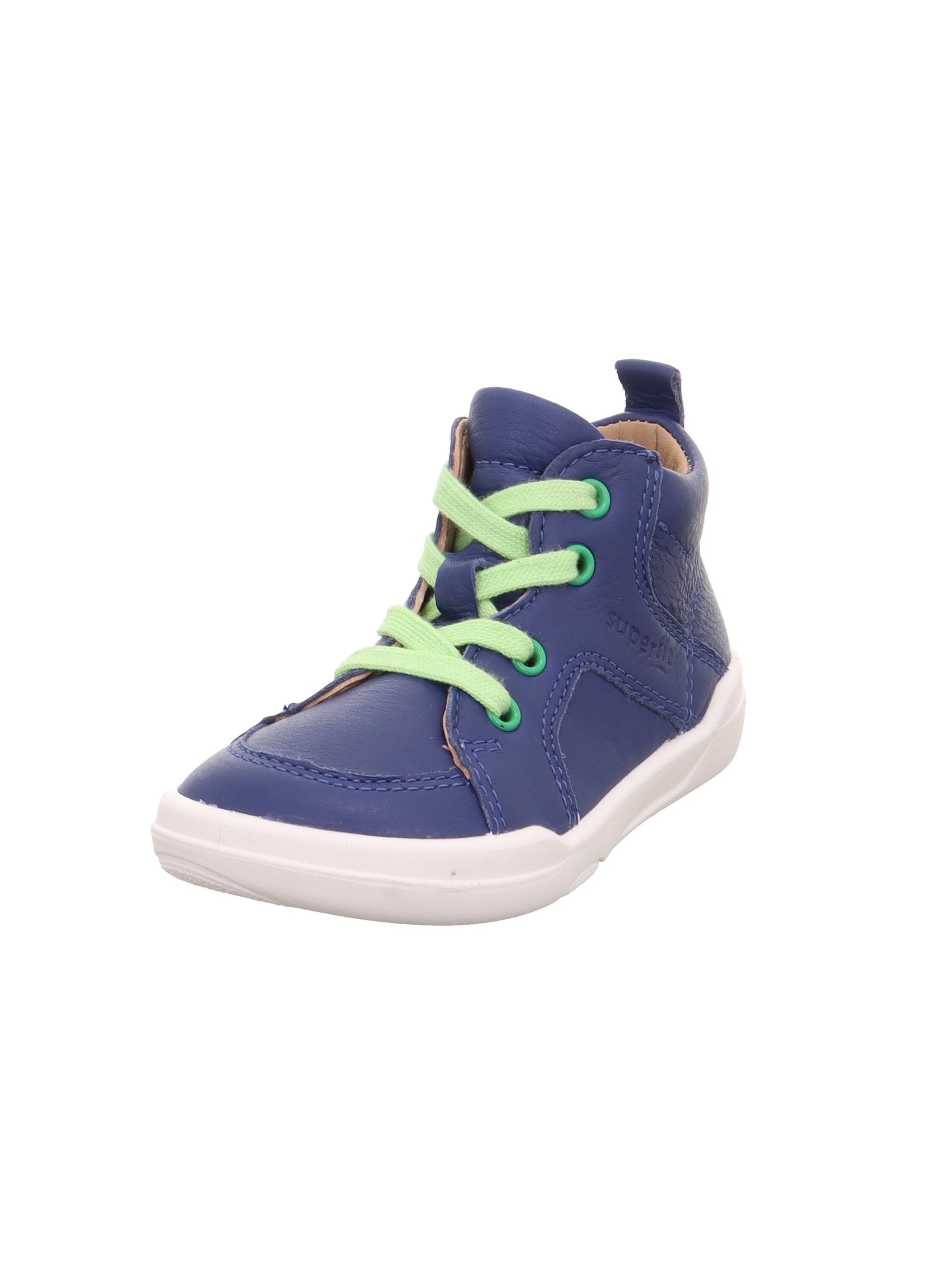 Superfit Boys Superfree First Walking Shoes, Blue Light Green 8020., 5.5 UK Child