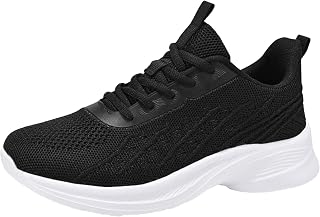 Zapatillas de deporte para mujer, zapatillas de deporte para mujer, diseño moderno, malla de bloque de color simple, transpirable y cómoda, zapatos de ocio para toda la temporada, zapatillas