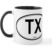 CafePress Texas TX Euro Mug 11 oz 325 ml Ceramic Coffee Mug