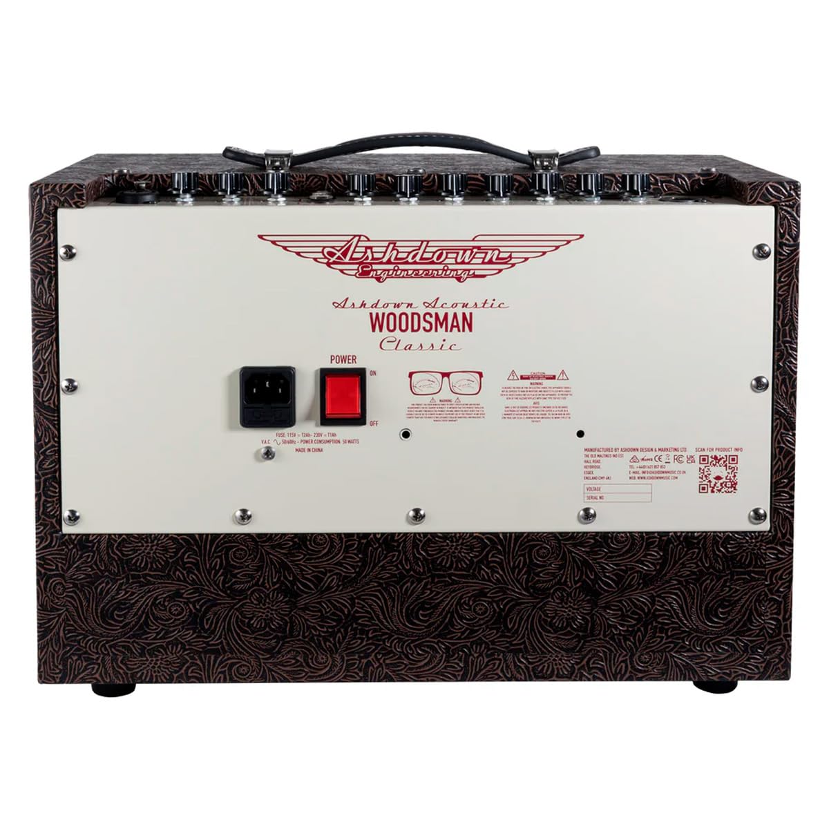 Ashdown Engineering Ampli guitare acoustique, Marron, 40 Watts (AA-WOODSMAN-CLASSIC)