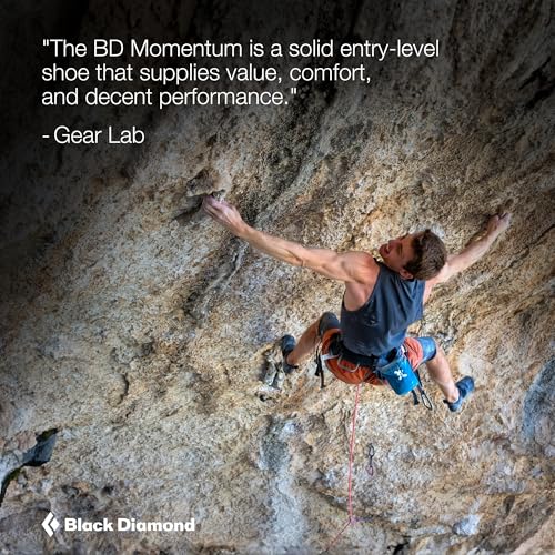 Image of BLACK DIAMOND Men's Momentum Lace or Strap Rock Climbing Shoes, Gym /Outdoor