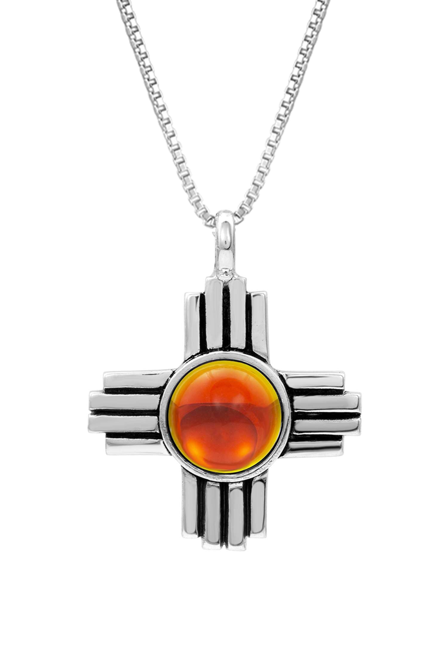 Zia Pendant (Fire, Polished)