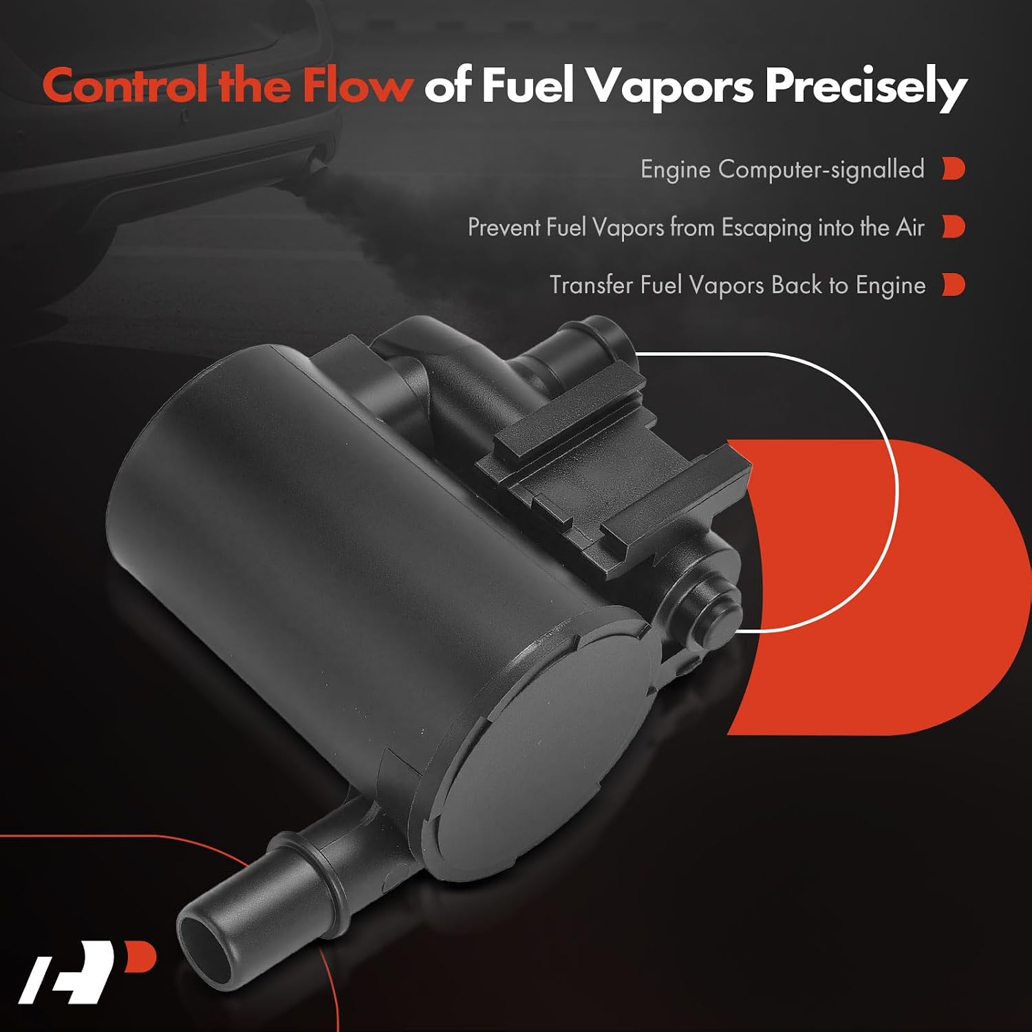 A-Premium Vapor Canister Vent Solenoid Valve Compatible with Chevrolet Aveo 2004-2011, Aveo5 2006-2011 & Pontiac G3 2009-2010, G3 Wave 2009, 1.6L