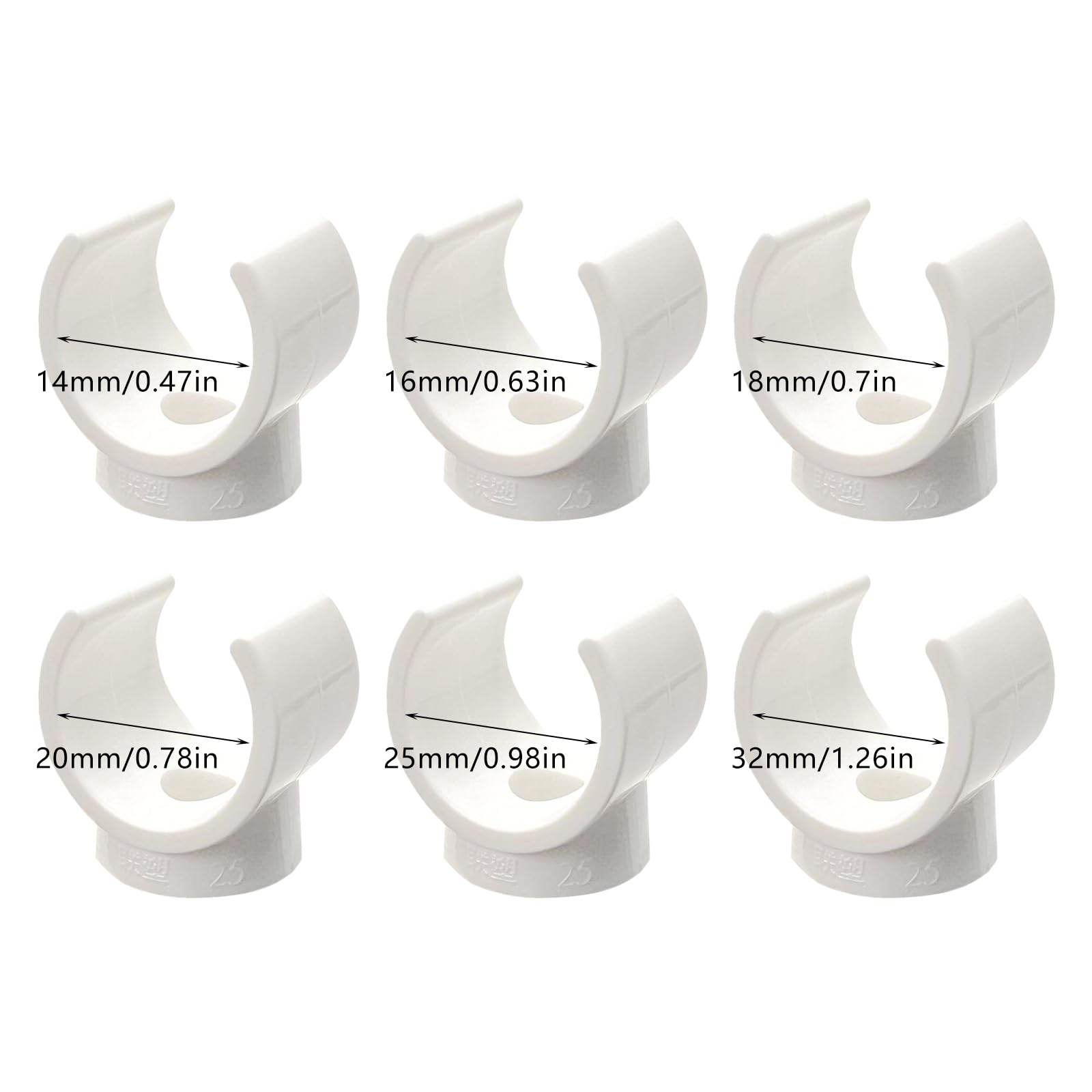 Lot de 100 colliers de serrage de rechange pour tuyaux d'eau