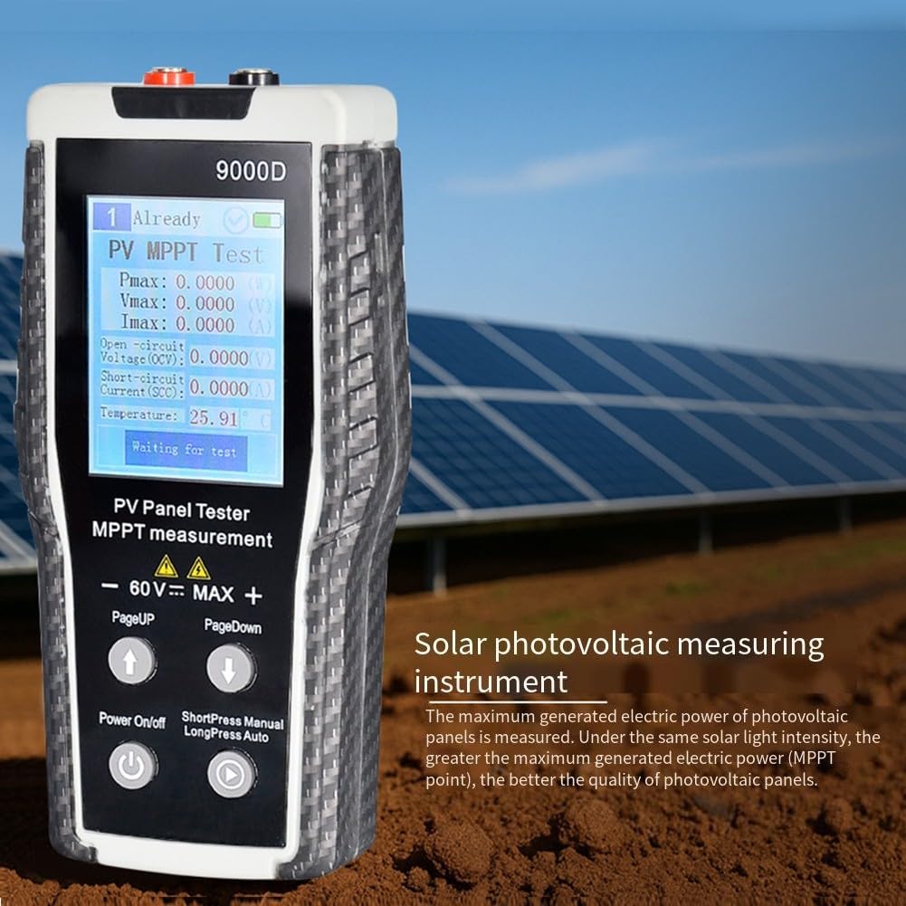 Solarpanel Tester 800W 2.8 Zoll MPPT Analyzer