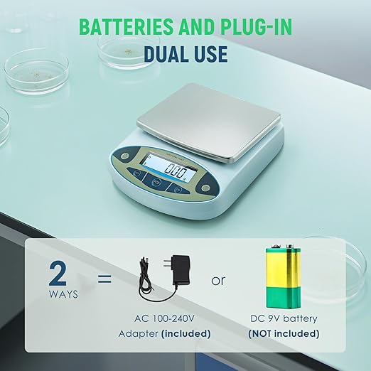 Balanza Digital Antstone 6000g x 0.01g Precisión 0.01g Laboratorio miniatura 5