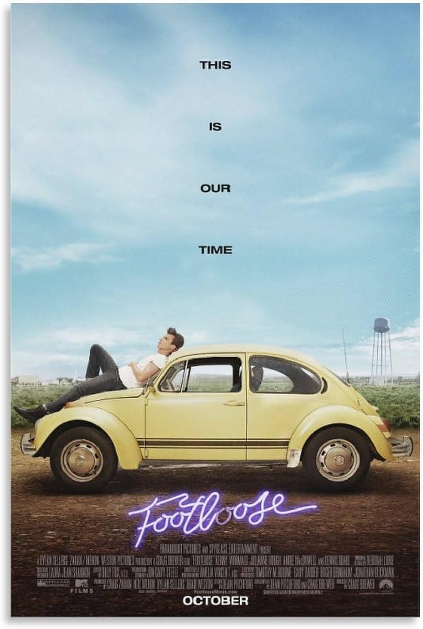 Footloose Movie Posters Classic Love Aesthetic Posters