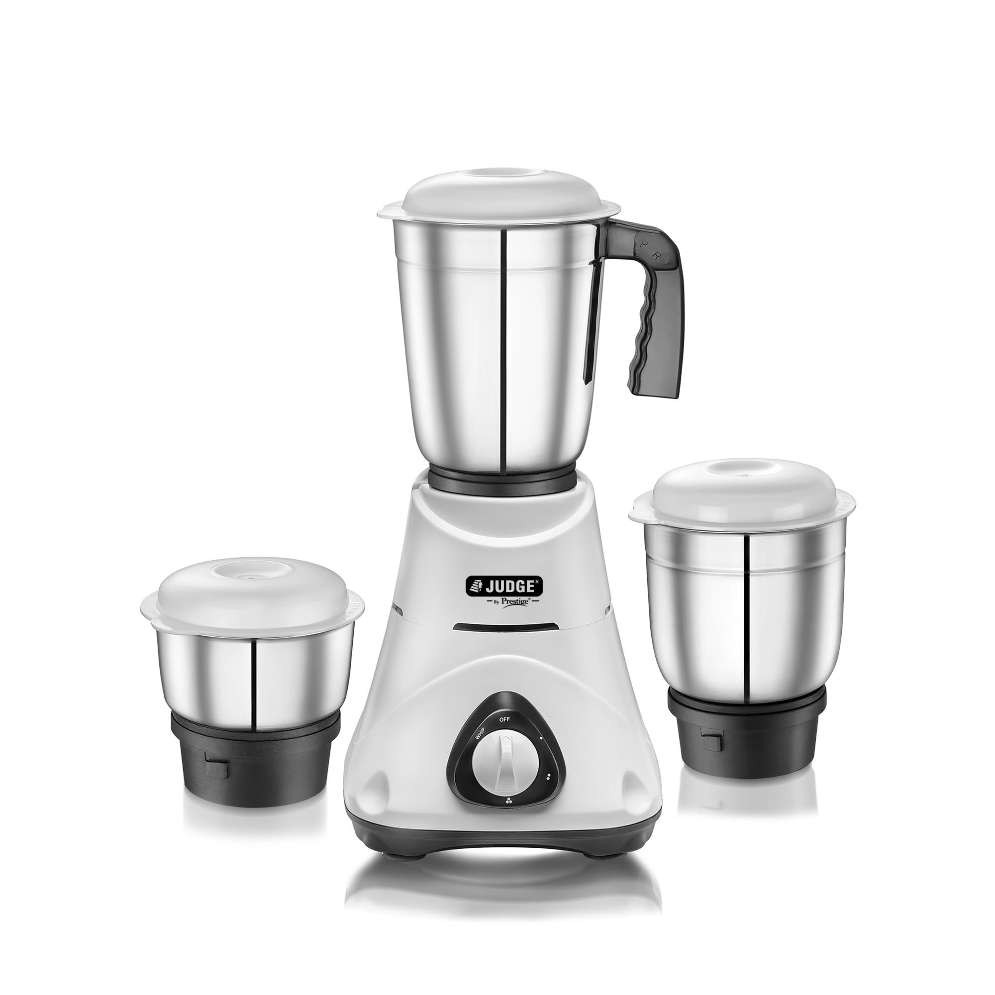 Judge by Prestige 500 Watts Comet Mixer Grinder with 3 Stainless Steel Jars| 3 Efficient Stainless Steel Blades| Overload Protector| 2 Years Warranty