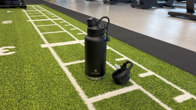 1 Liter Thermosfles, BPA-Vrij, Dubbelwandige Isolatie, Stalen