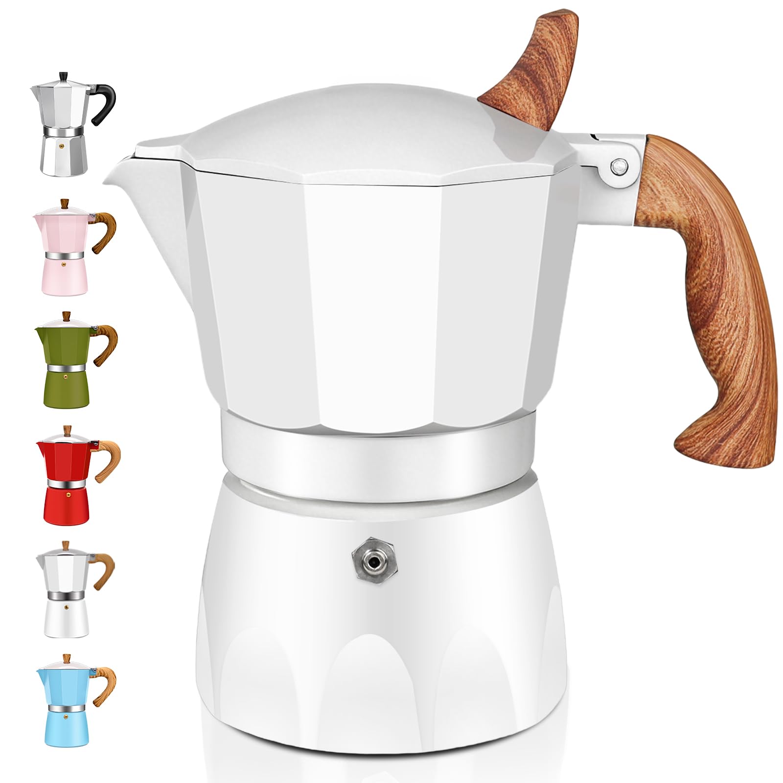 3 Cup Aluminum Espresso Stovetop Moka Pot Express Coffee Maker 150ml โ image 1