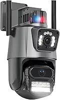 JL PROTEC Câmera de Segurança,Wifi 1080p 360° Full Hd Prova D'áGua Infravermelho Ip Wifi Lente Dupla 6mp (V3-C404-1-WIFI)