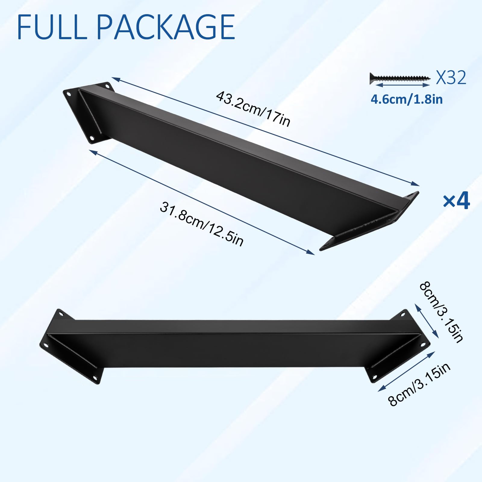 8 Stück 45-Grad-Winkelhalterung, Balkenverbinder/Pfostenverbinder | Eckverbinder Holzverbinder, Eckhalterung Holzbalken Pavillon Halterungs Set, Pergola Verbinder/Pergola Brackets