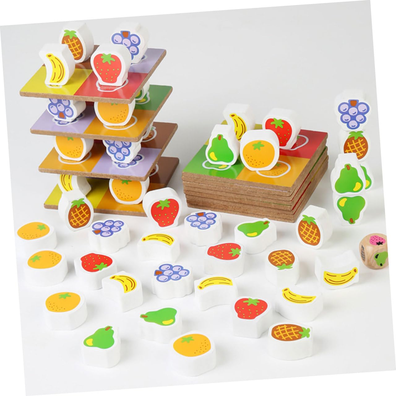 ifundom Juguete Apilable de Madera Equilibrado para Niños, 1 Juego